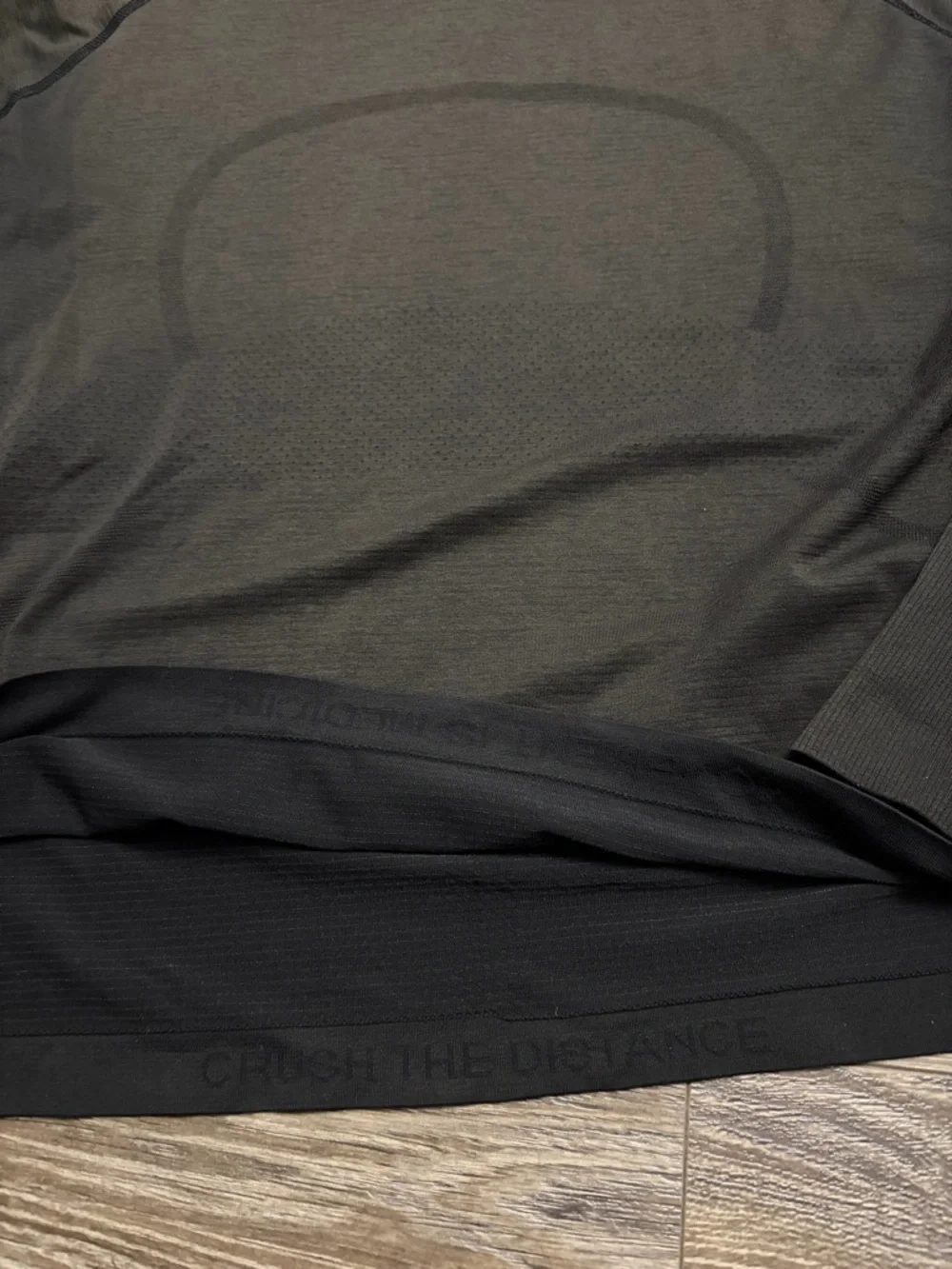 Lululemon Swiftly Tech Long Sleeve Shirt 2.0 *Race (Distorted Black/Artifact) 12